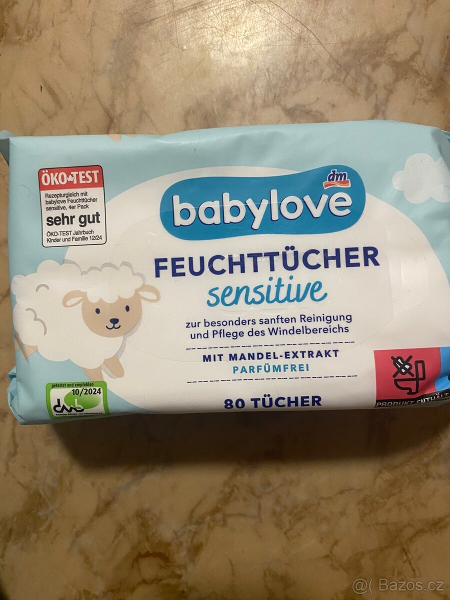 Vlhčené ubrousky sensitive babylove - 2