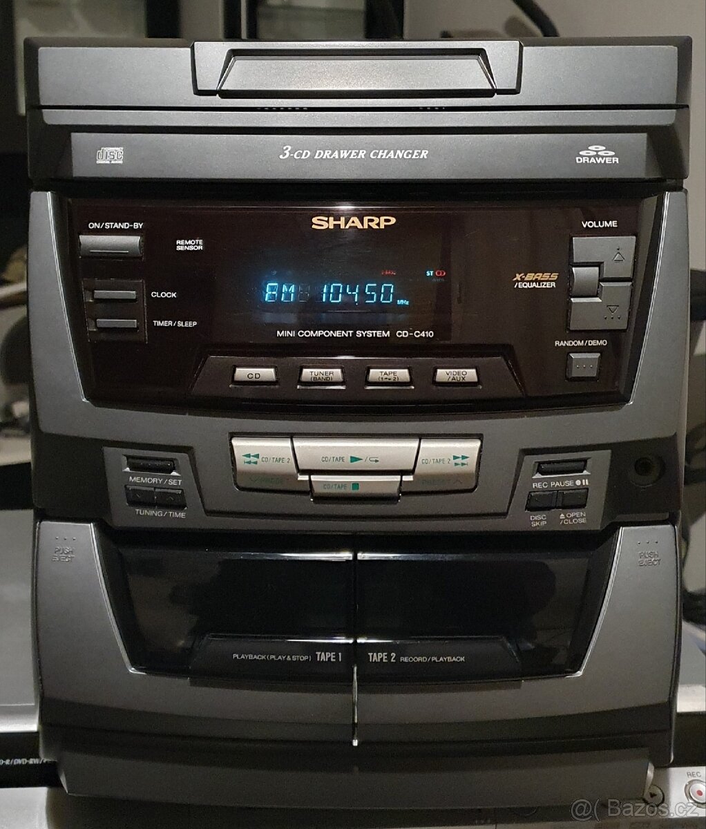 HI-FI VĚŽ SHARP CD-C410H. |Brno - 2