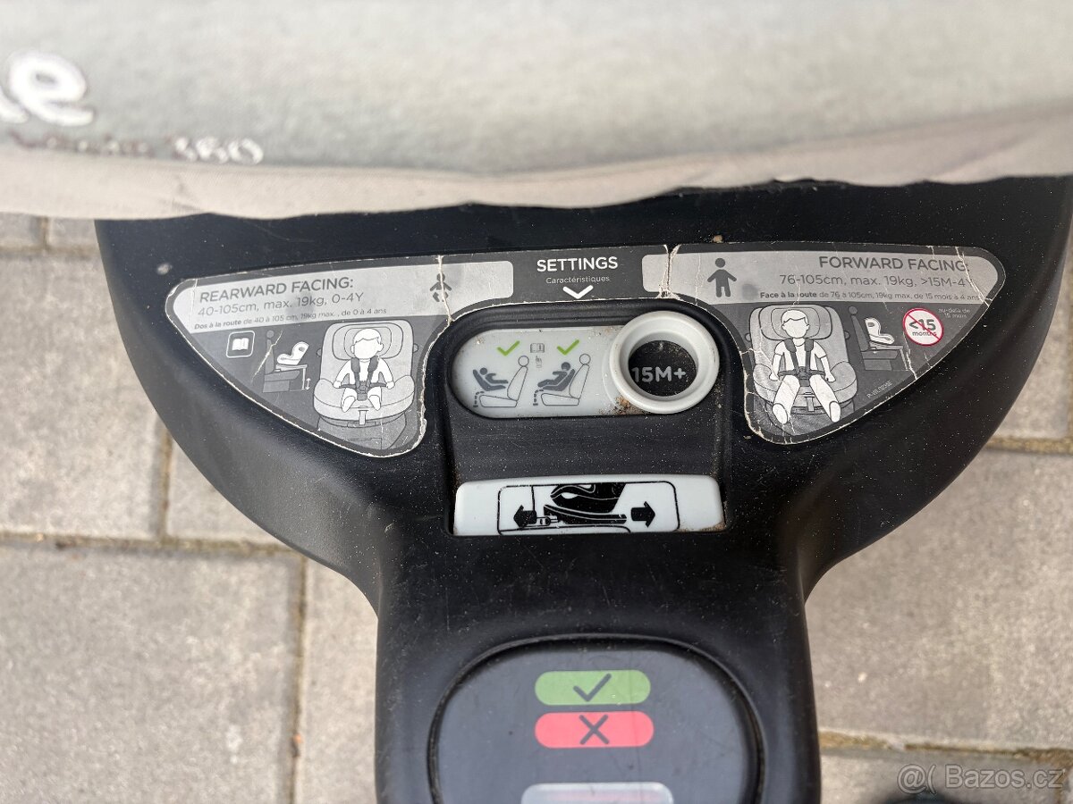 Autosedačka JOIE i-Spin 360, grey flannel - 2