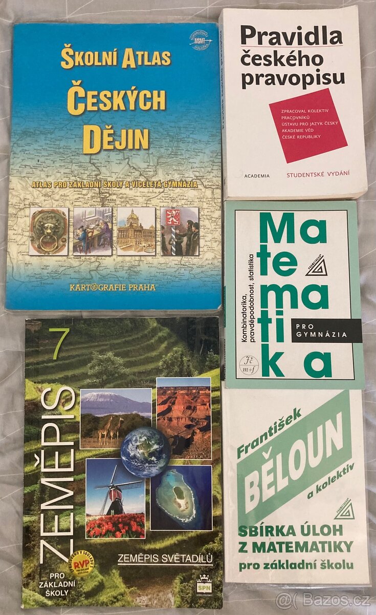 Učebnice a pracovní sešity AJ, FJ, a další - 2