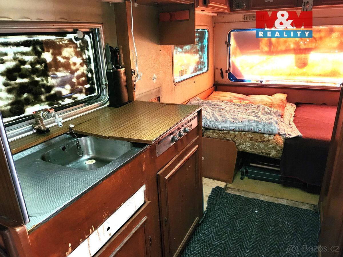 Prodej, karavan s dřevěnou přístavbou, Hradec u Kadaně - 2