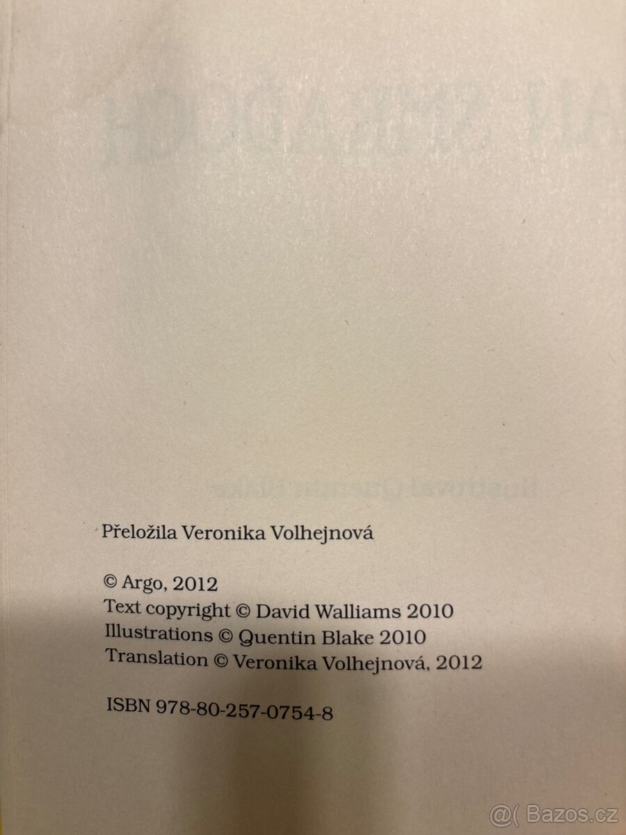 David Walliams Pan Smraďoch - velmi dobrý stav - 2