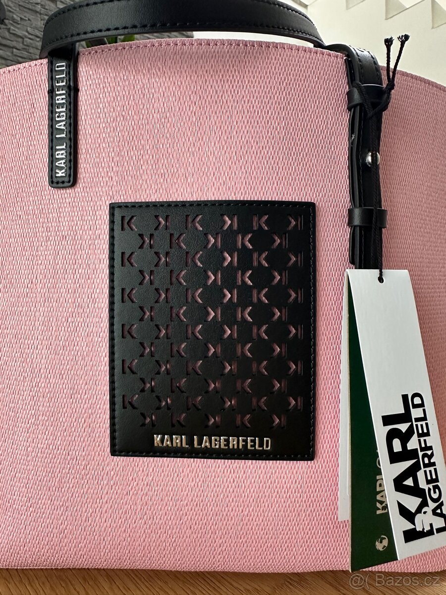 Růžová kabelka Karl Lagerfeld - 2