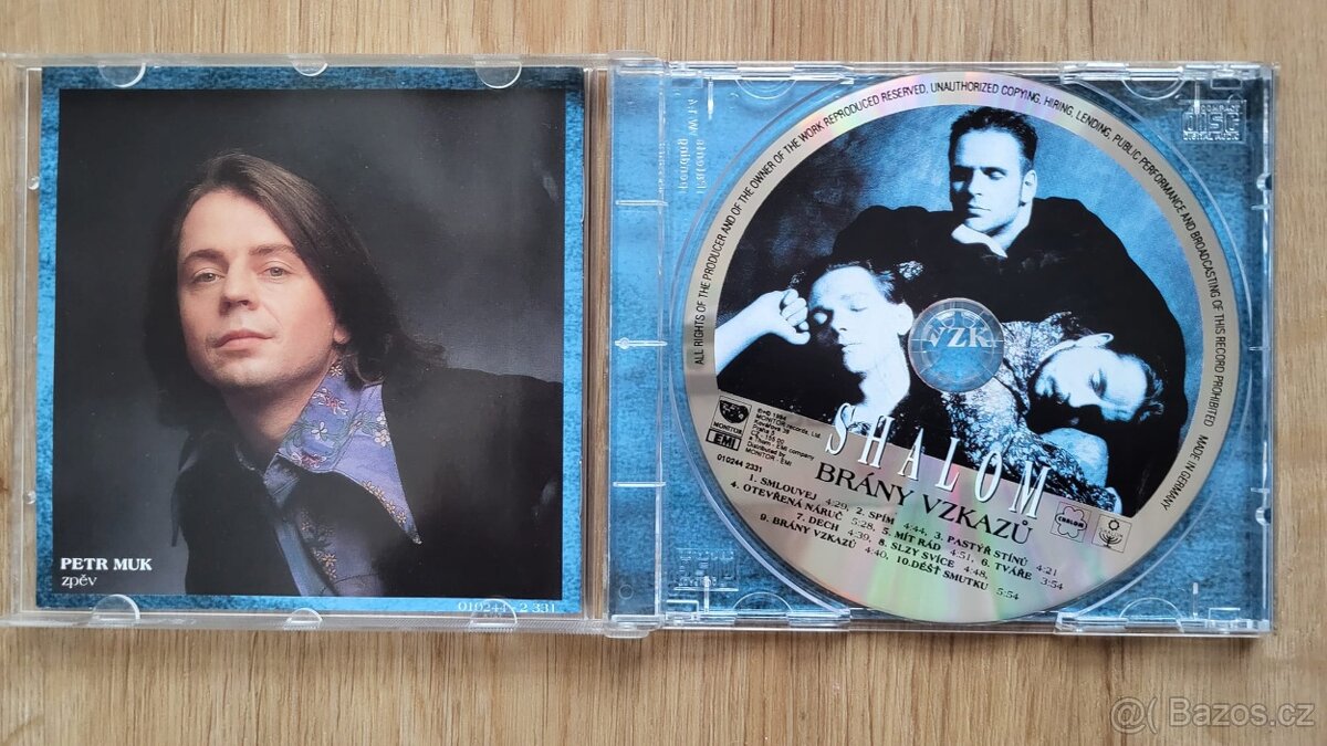 Prodám CD Shalom Brány vzkazů : Rarita v 1. vydání z 1994 - 2