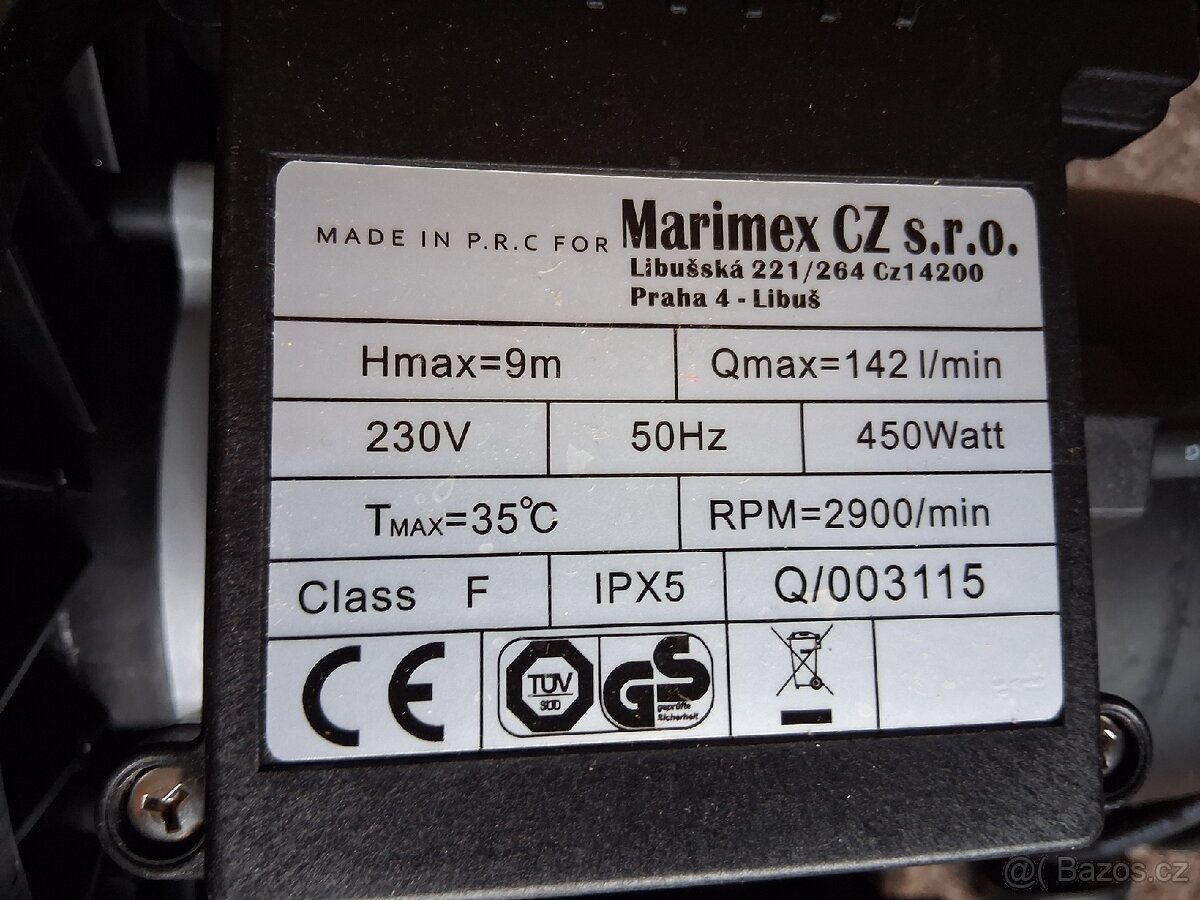 bazénové čerpadlo Marimex ProStar 6 NOVÉ - 2