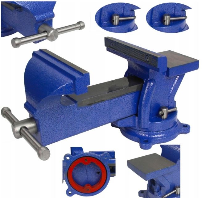 Svěrák stolní 150 mm otočný - 2