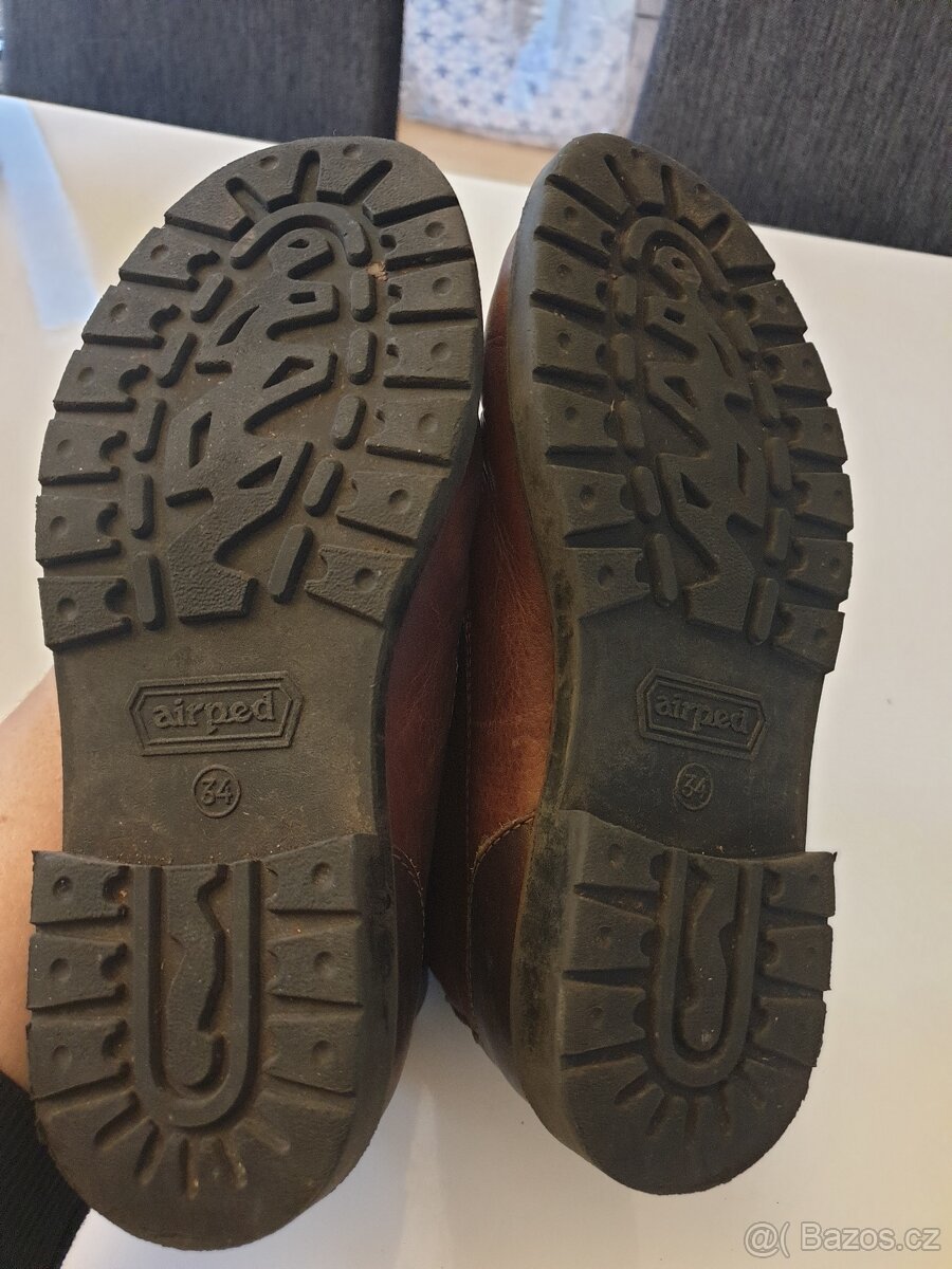 Dětské zimní boty kožené vel. 34 - 2