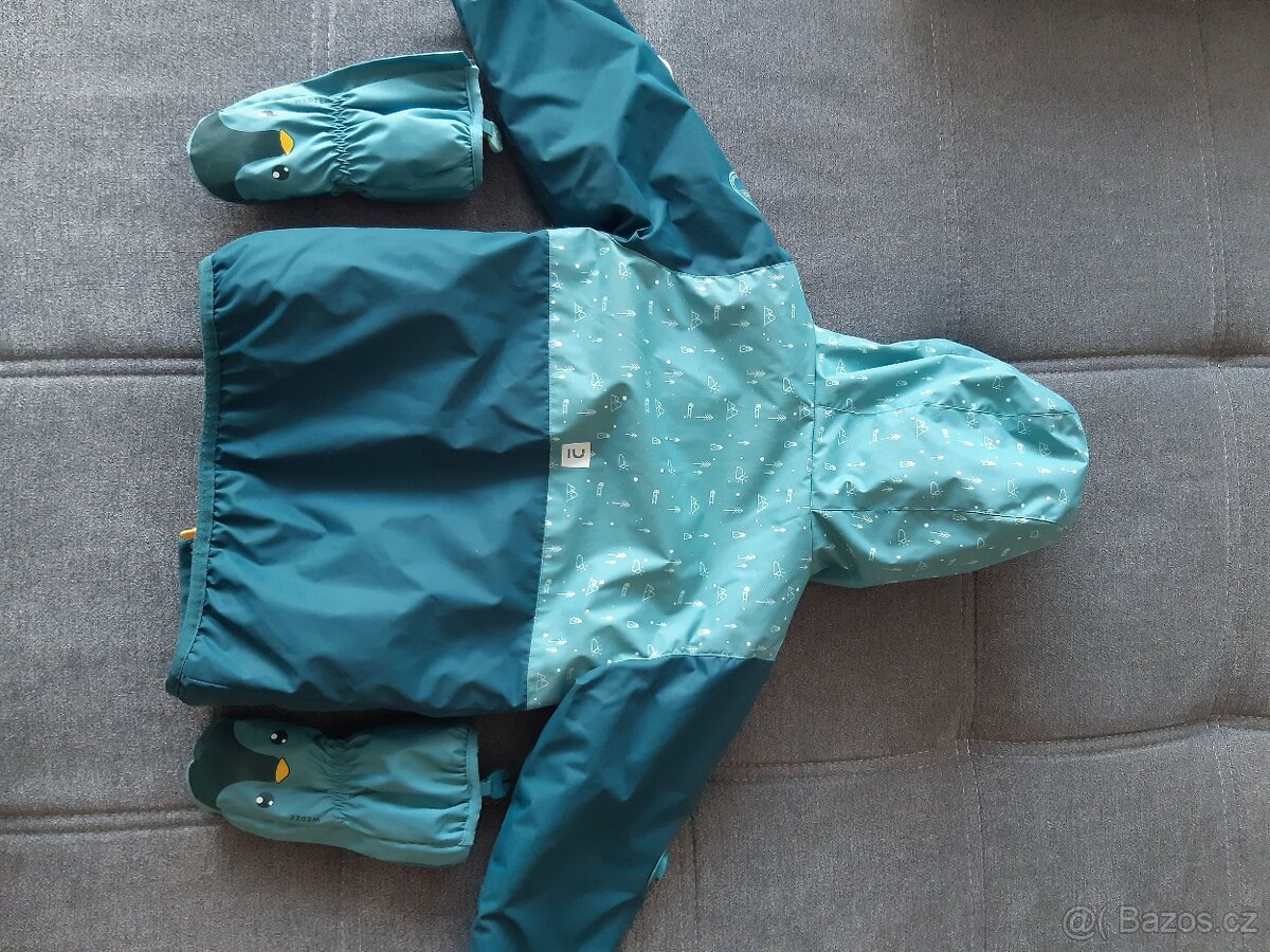 Lyžařská bunda s rukavicemi vel. 89-95 - 2