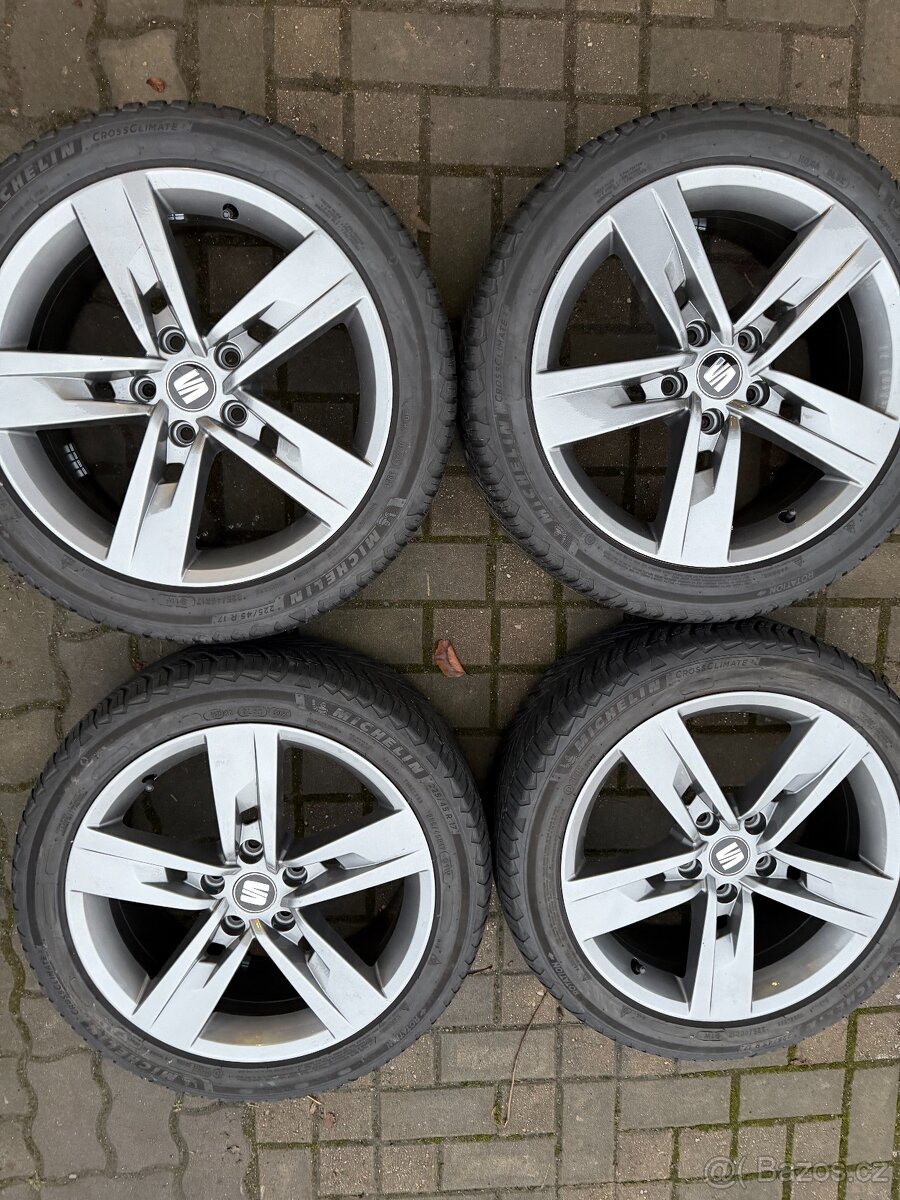 ORIGINÁL Alu Škoda, Seat, Volkswagen R17, 5x112 - ZIMNÍ - 2