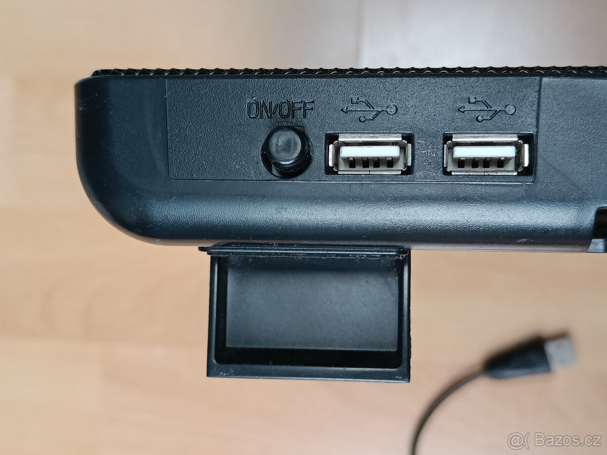 Chladící podložka pod notebook, 15", vypinac, 2xUSB, 2 vent - 2