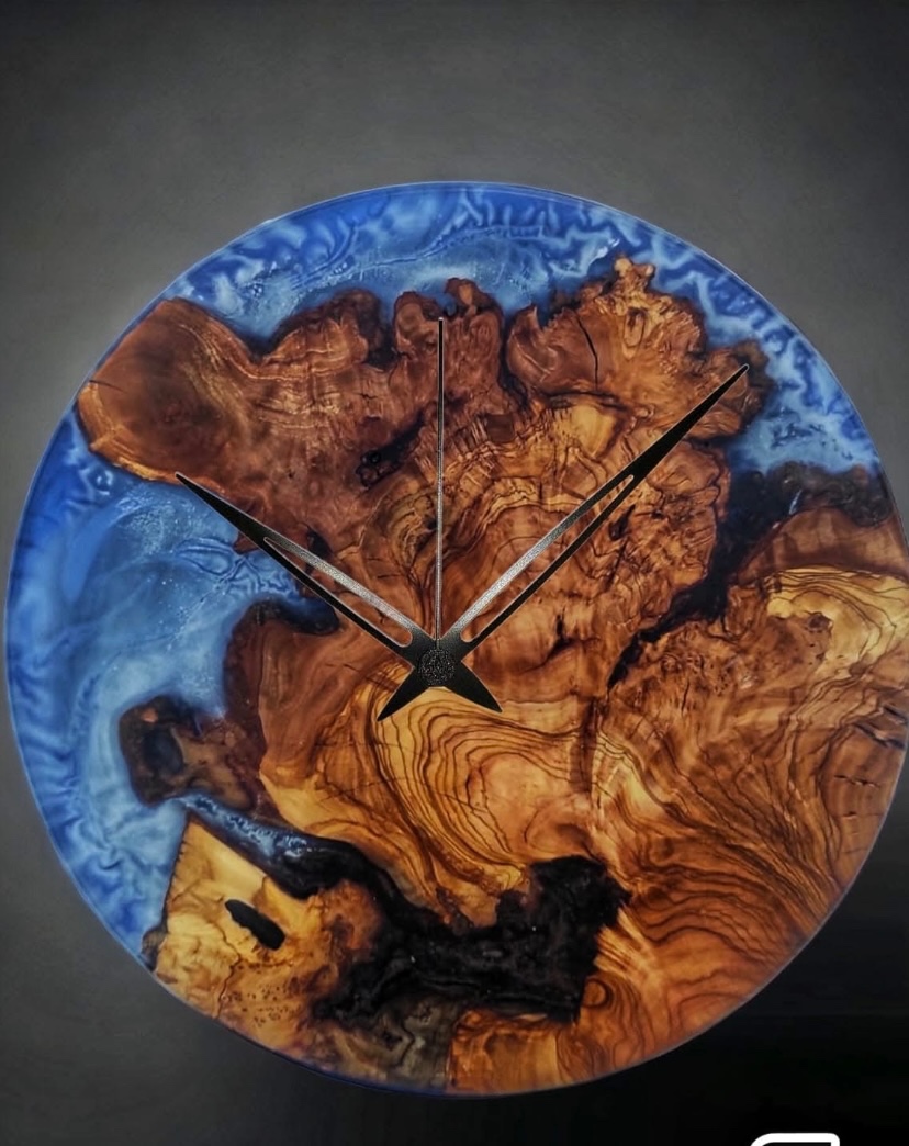 Hodiny z olivovníku - 2