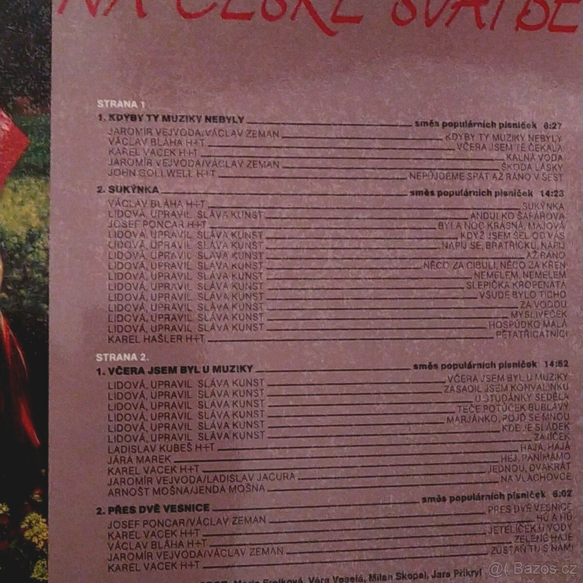 Na české svatbě Vinyl LP - 2