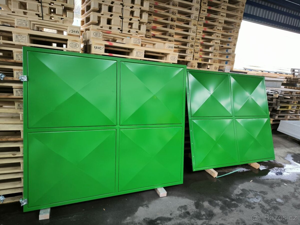 Dvoukřídlá vrata + vrátka - 2