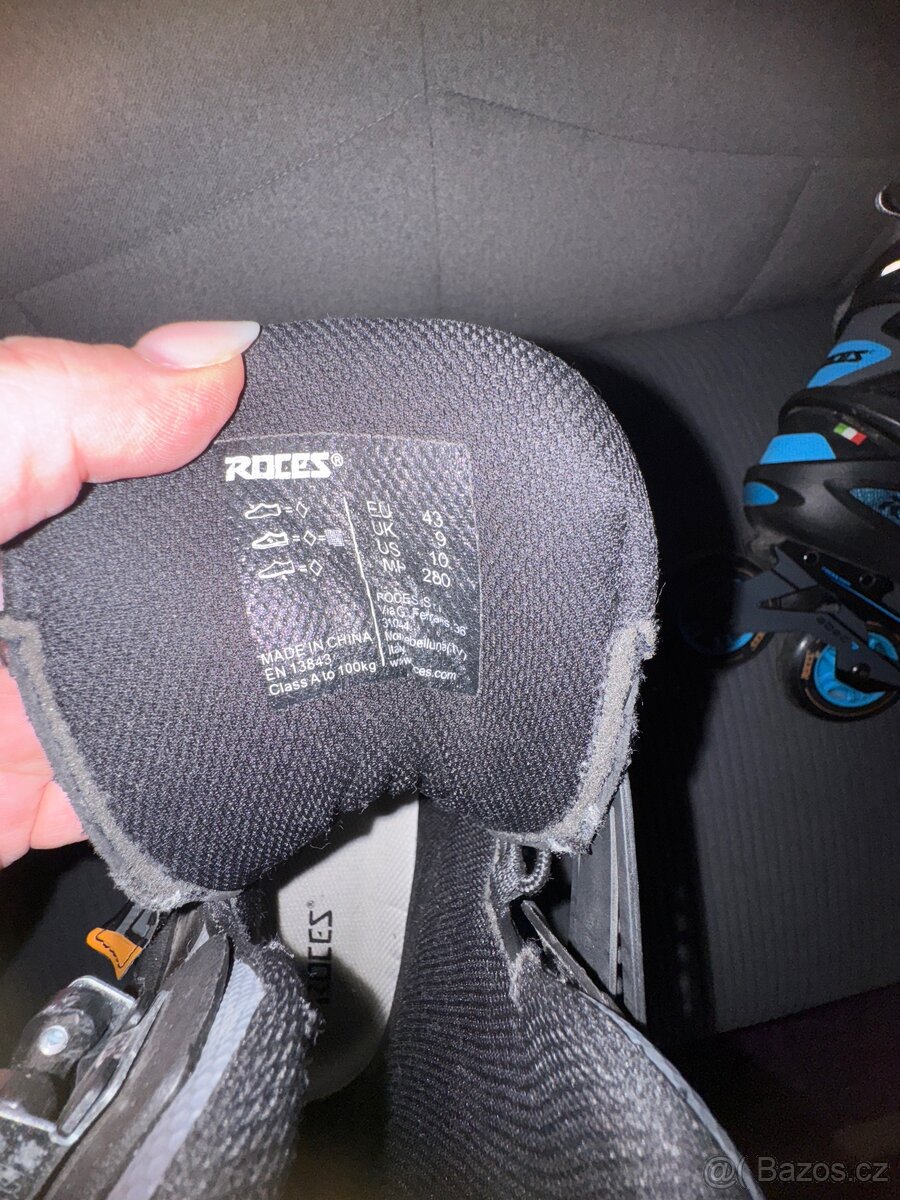 Pánské kolečkové brusle Roces 43. - 2