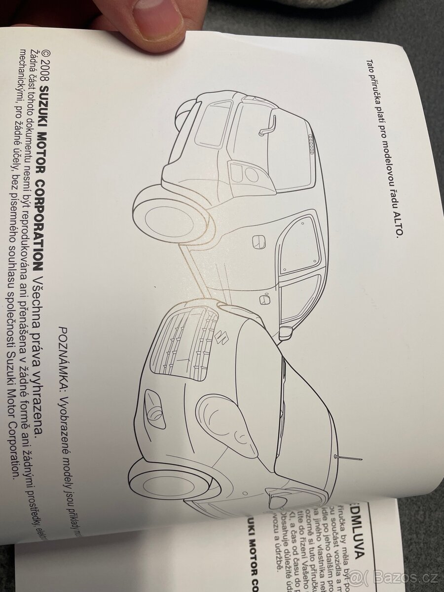 Český návod k obsluze SUZUKI ALTO 2011 - 2