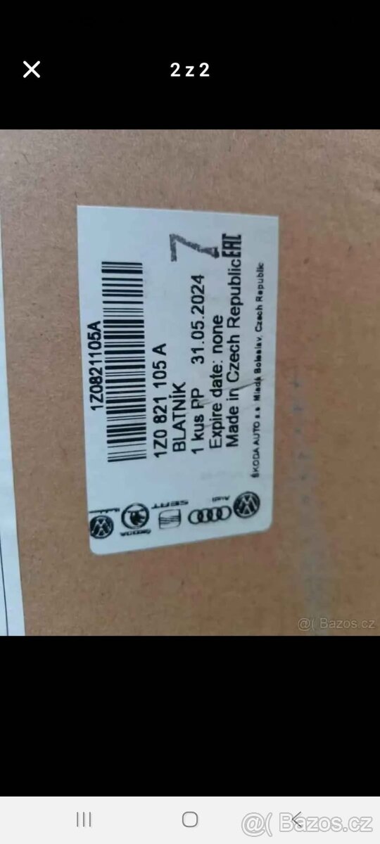 Přední levý blatnik octavia 2 II - 2