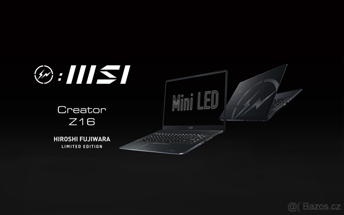 Prodám herní notebook MSI creator z16 Hiroshi Fujiwara - 2