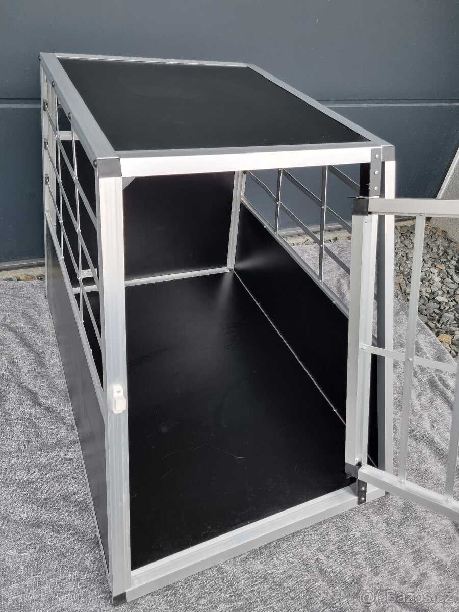 Alu přepravní box pro menší / střední psy - 2
