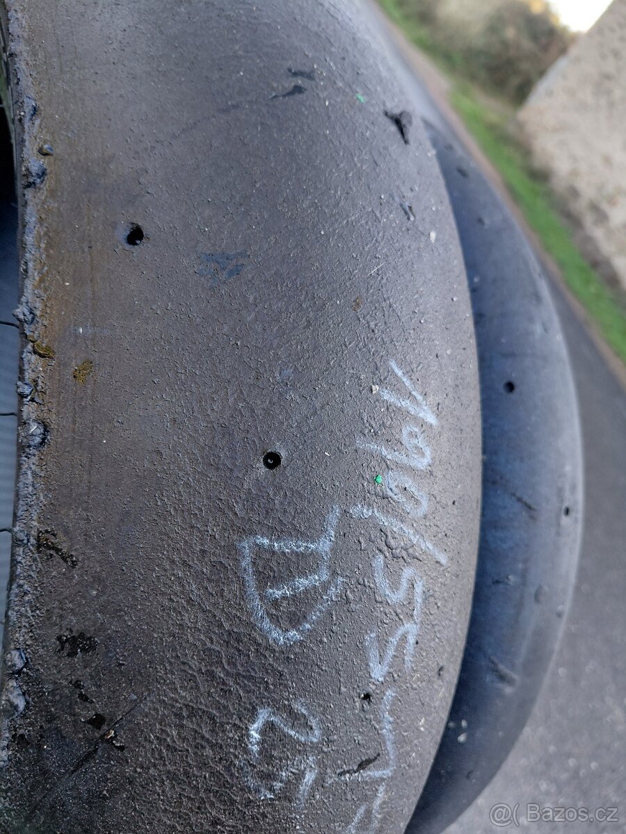 Pneumatiky Top sada metzeler slick TD 120/70-17 + 190/55-17 - 2