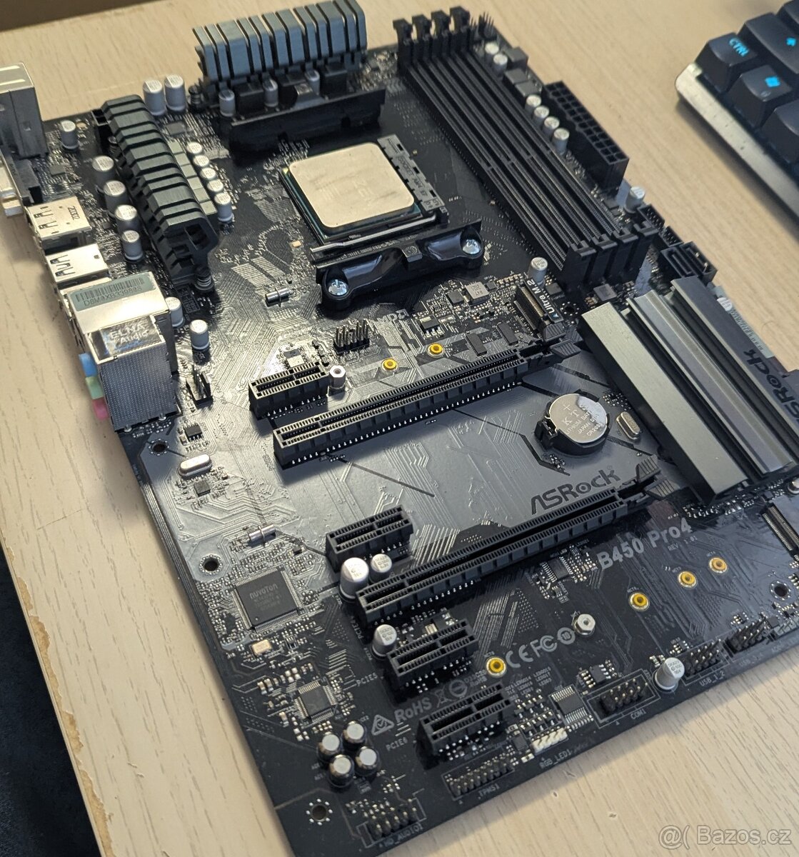 Set základní deska Asrock B450 Pro4 a Ryzen 7 1700 - 2