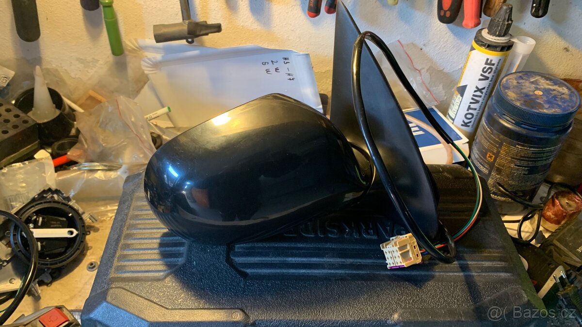 Zpětné zrcátko fabia levé + motorek pravé - 2