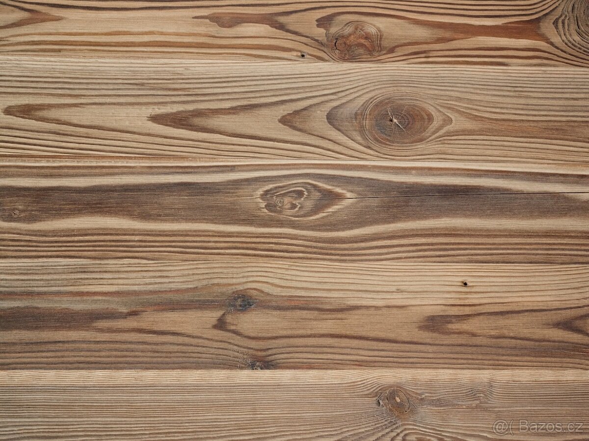 Kartáčovaná prkna opálená od slunce perodrážka - 2