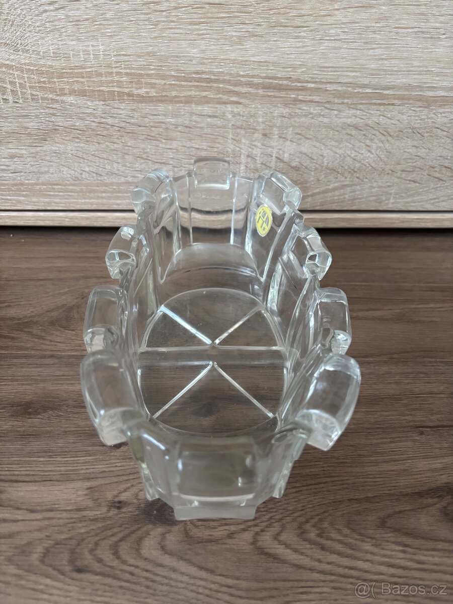 Velká skleněná mísa / dekorativní nádoba - 2