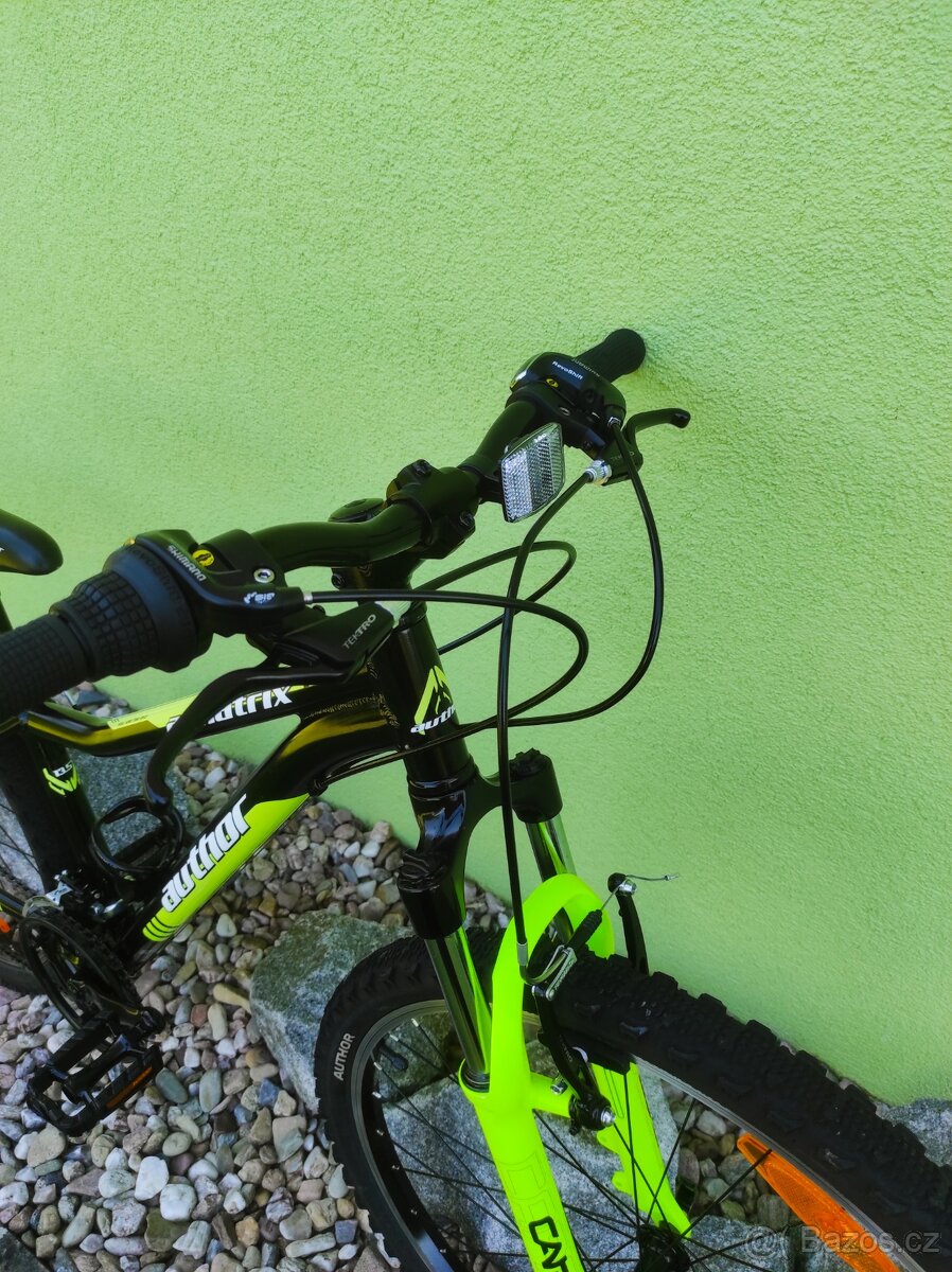 Značkové dětské kolo Author 26/13,5" (černá/žlutá) - 2