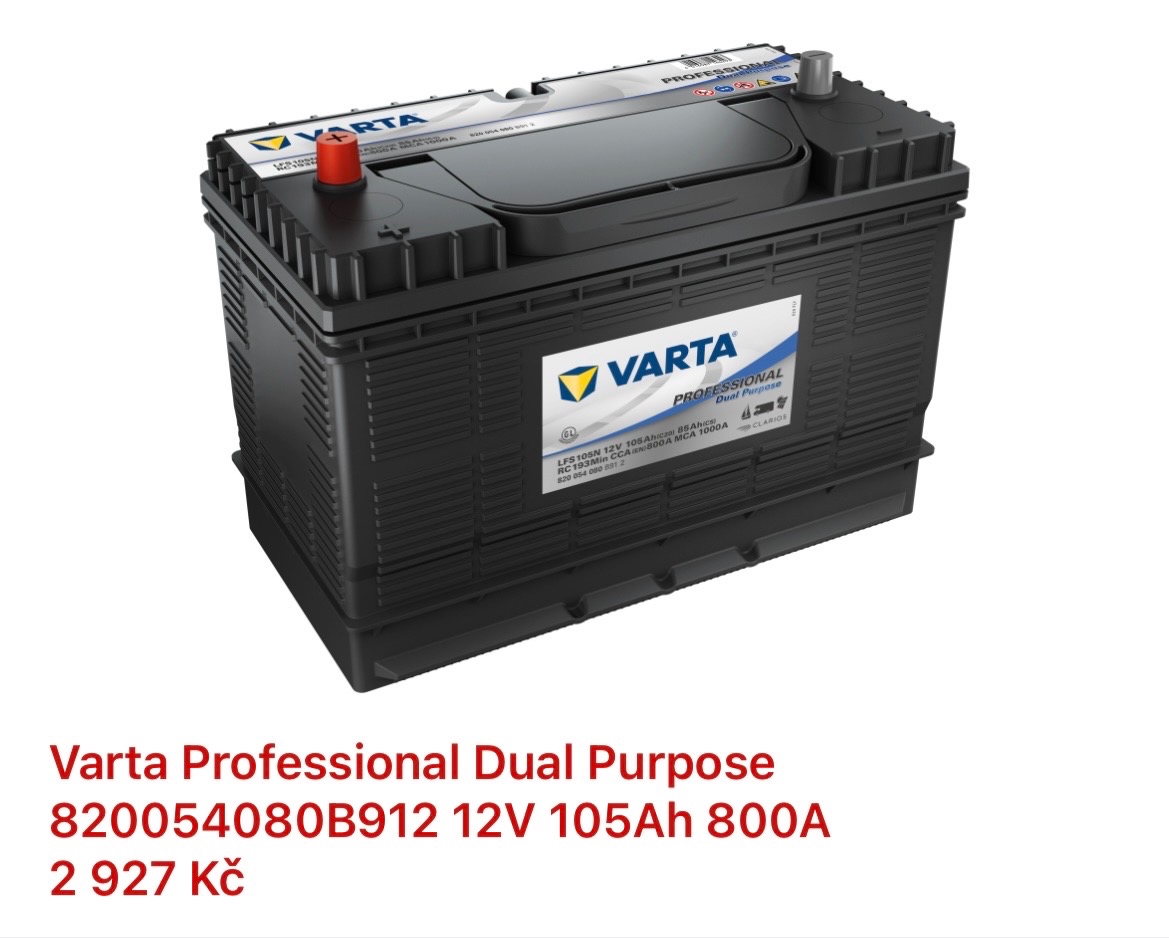 Baterie Varta Profesional 105 Ah - 2