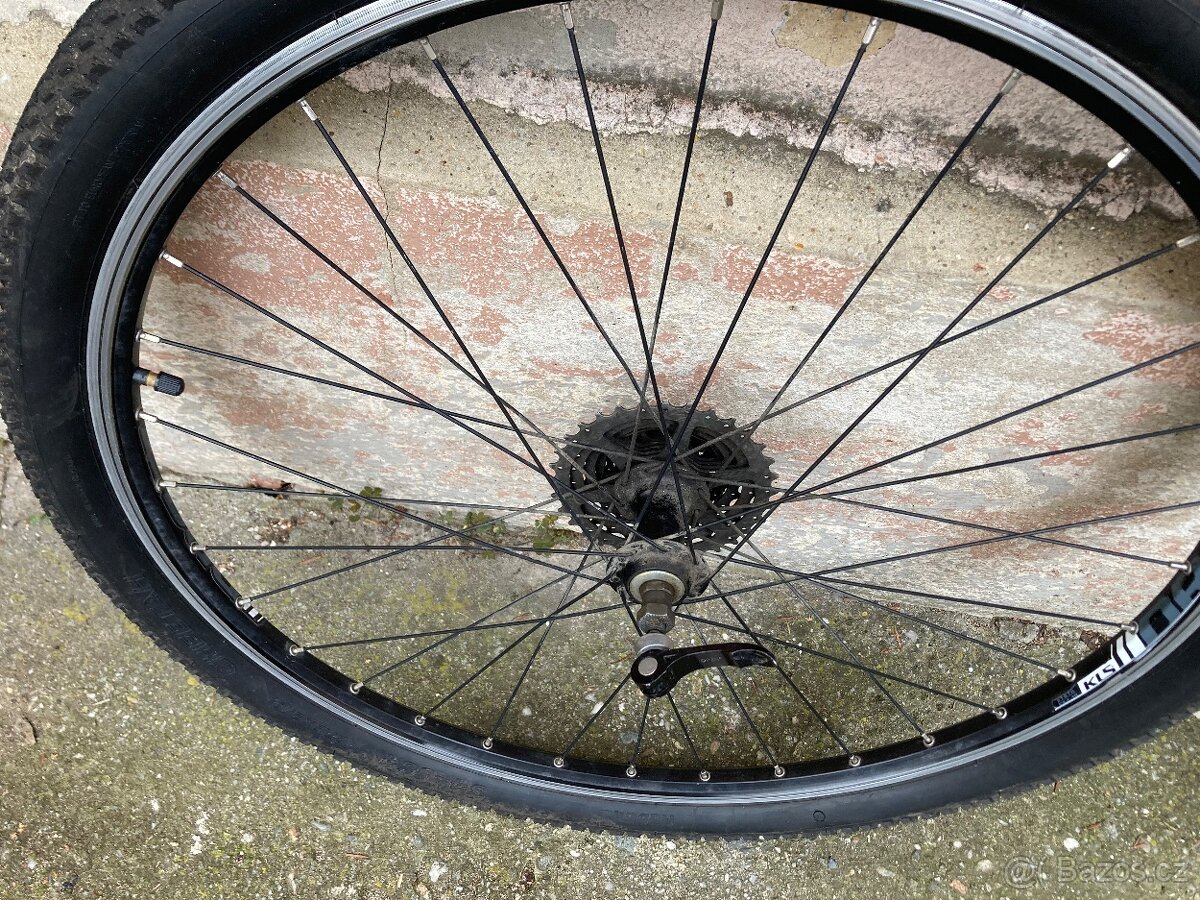 rám na kolo + obě dvě kola - 2