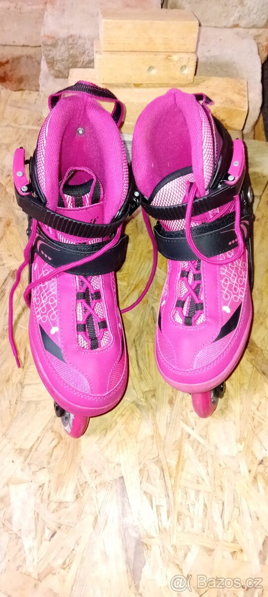 In-line Brusle 33 až 37 nastavitelný, dívčí - 2