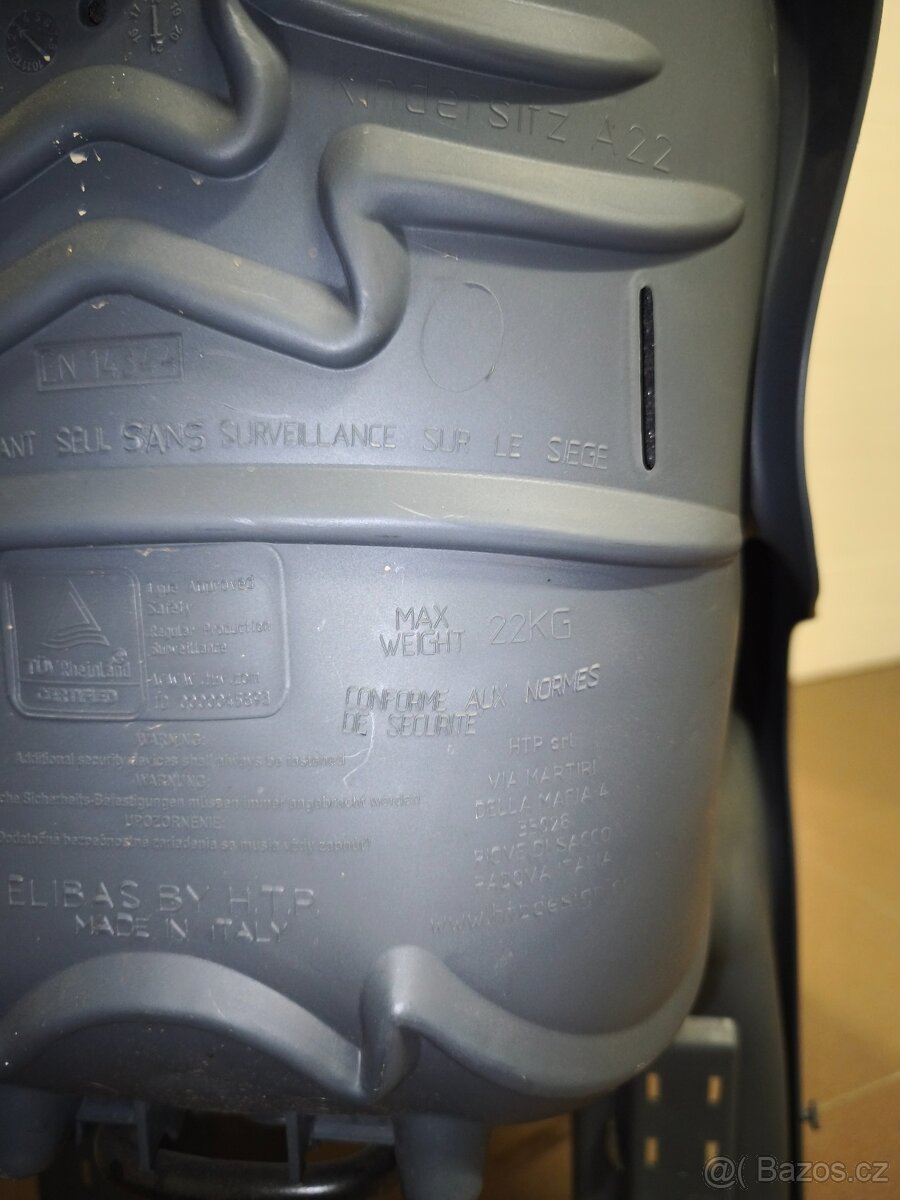 Dětská sedačka na kolo, helma - 2