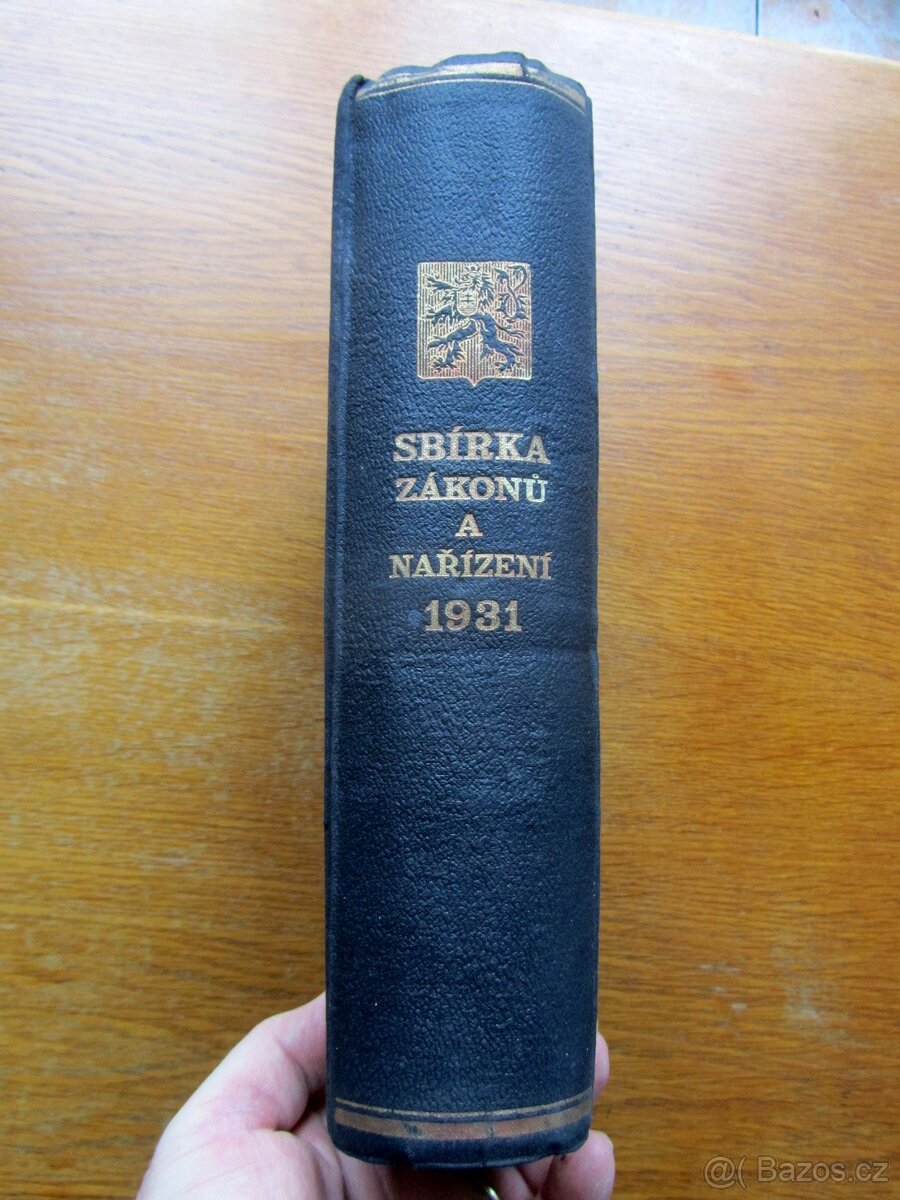 Sbírka zákonů a nařízení 1931 se státním znakem - 2