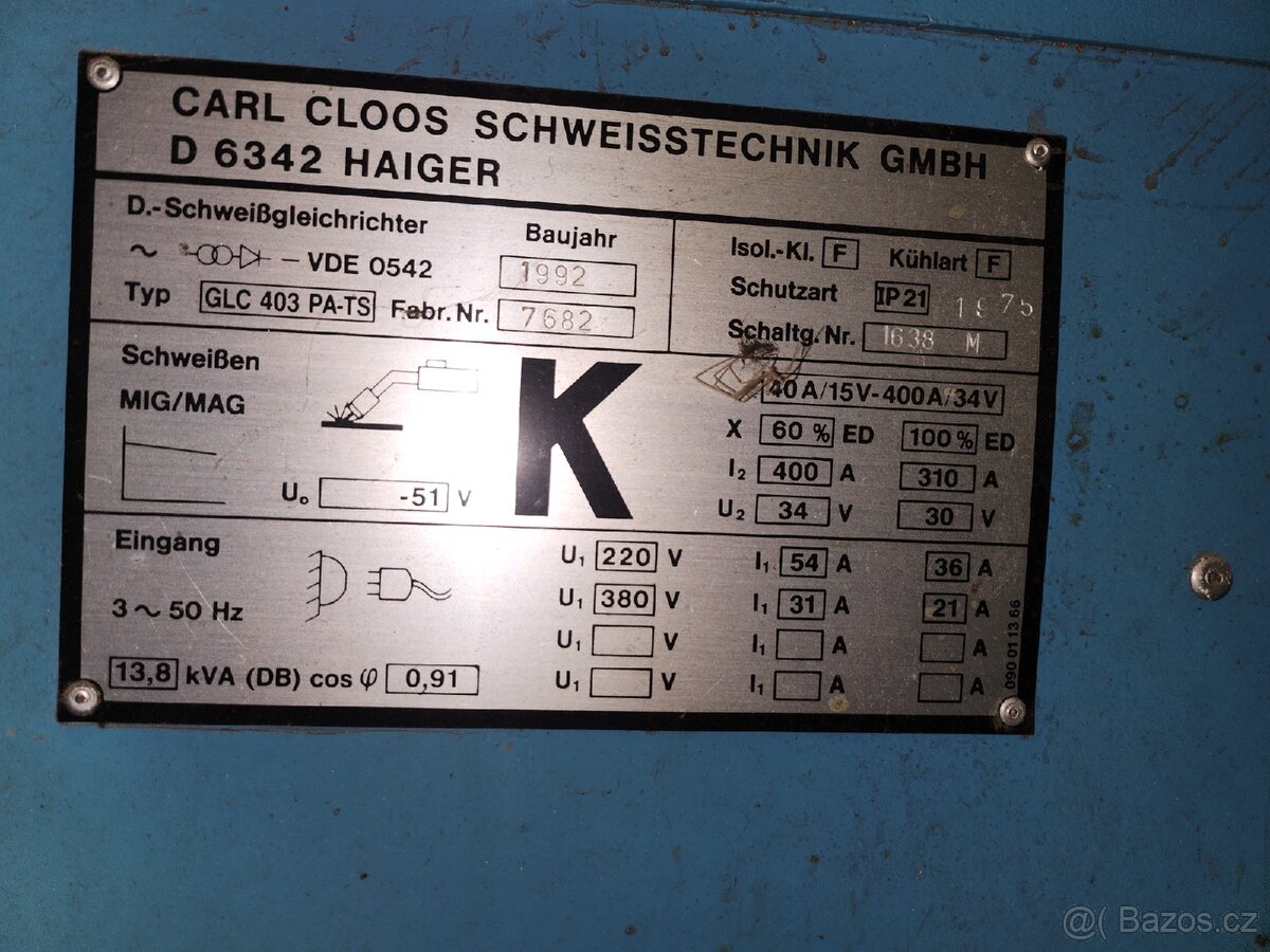Svářečka CO2 Cloos Mig/Mag - 2