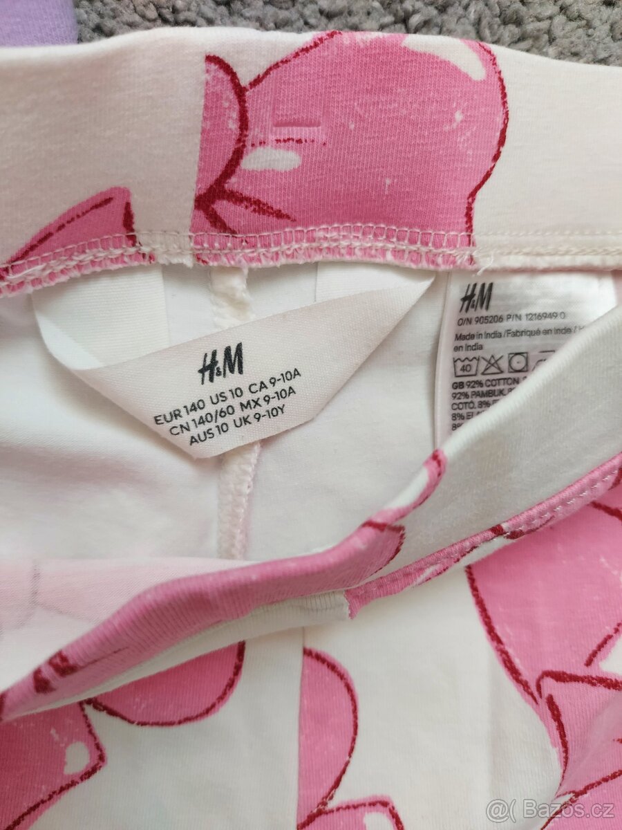 2 ks dívčí legíny H&M 134/140 - 2