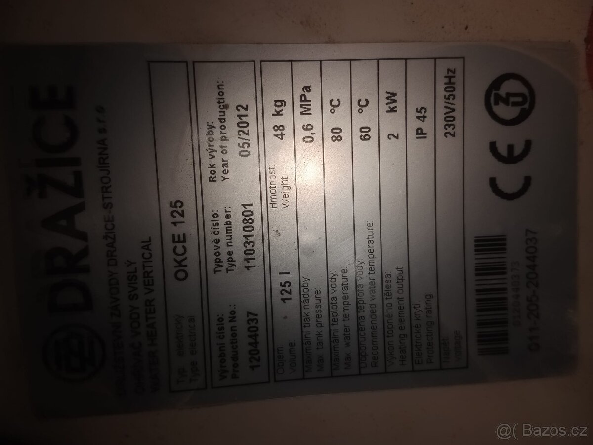 Prodám elektrický bojler - 2