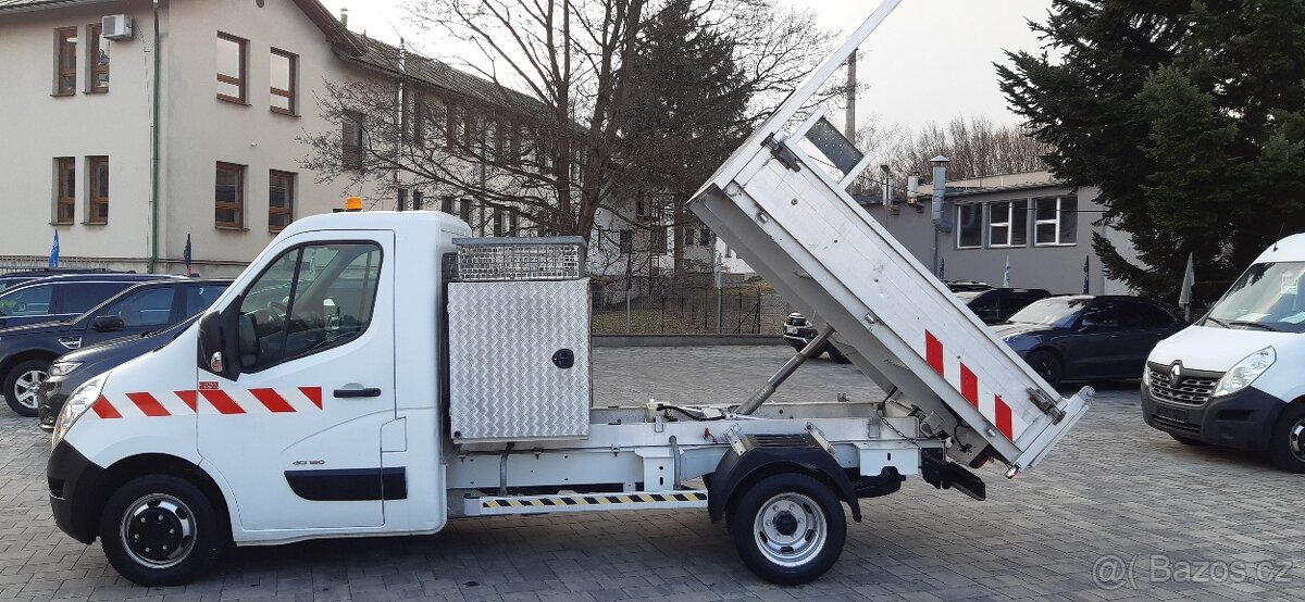 Renault Master 2,3DCi 107kW sklápěč, tupláky, tažné 3,5t,DPH - 2