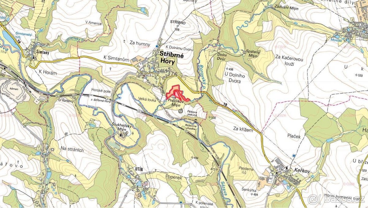 Louka, prodej, Stříbrné Hory, Havlíčkův Brod - 2