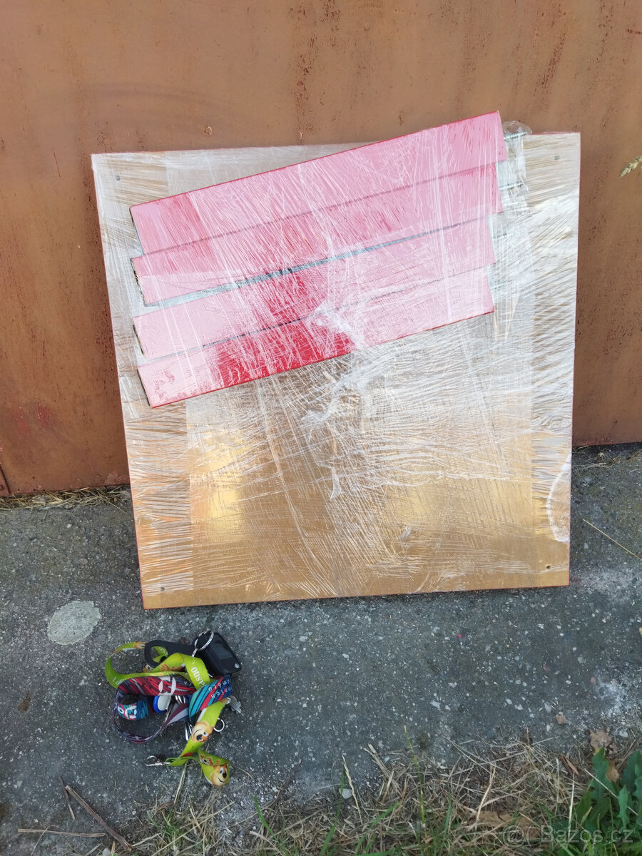 Dětský stoleček červený 2 x - 2