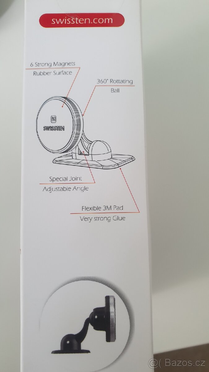 držák mobilu do auta Swissten S-Grip DM6 - 2