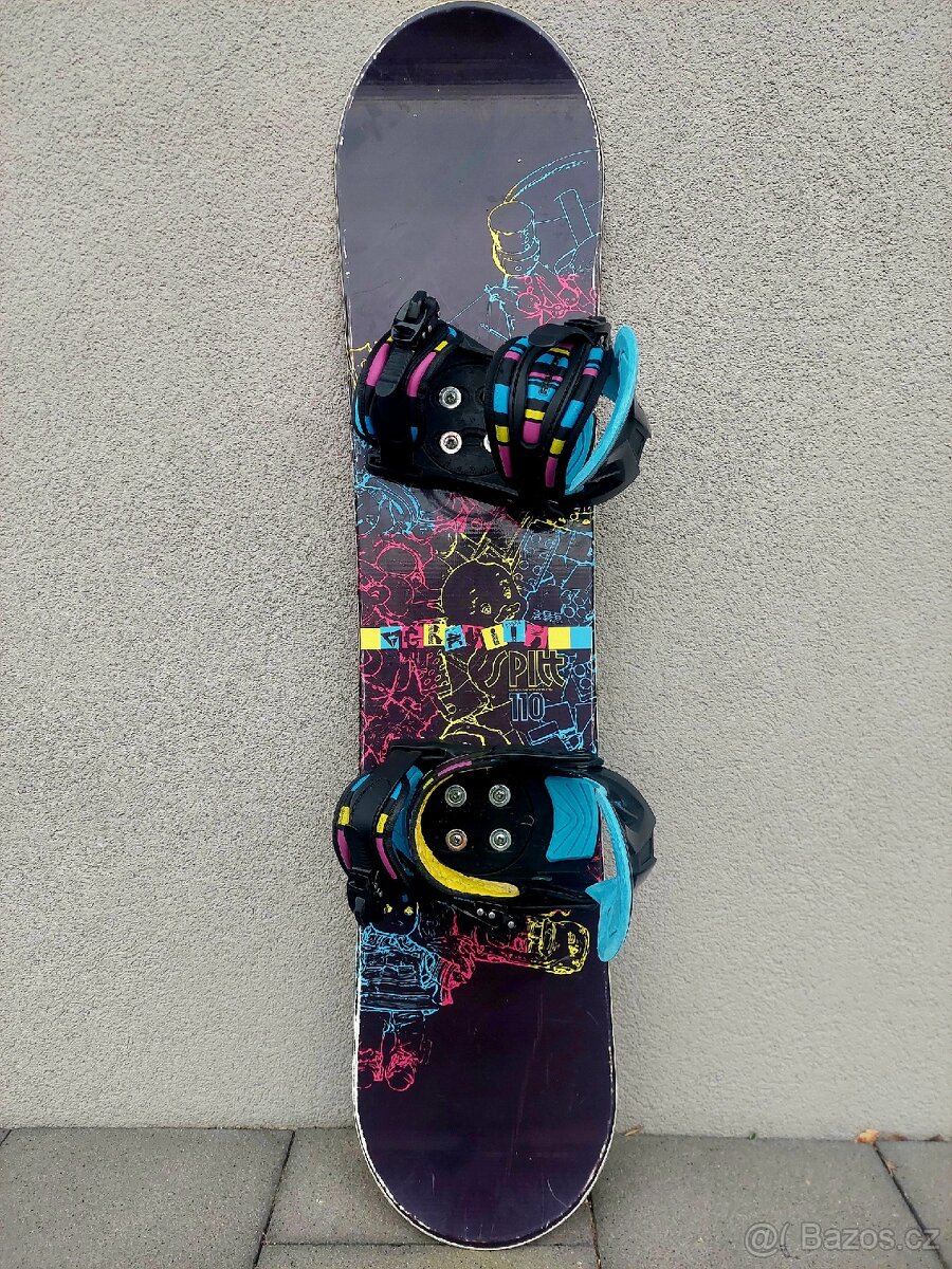 Snowboard GRAVITY SPITT, 110 cm + boty - 2