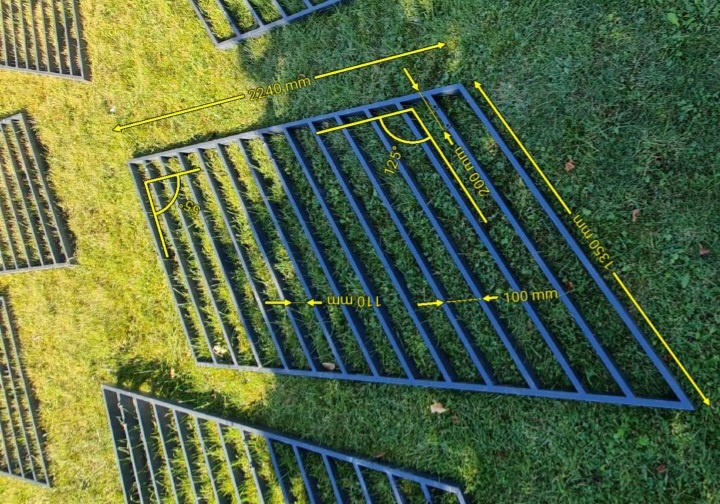 Lakované zábradlí 1ks 800 Kč - 2