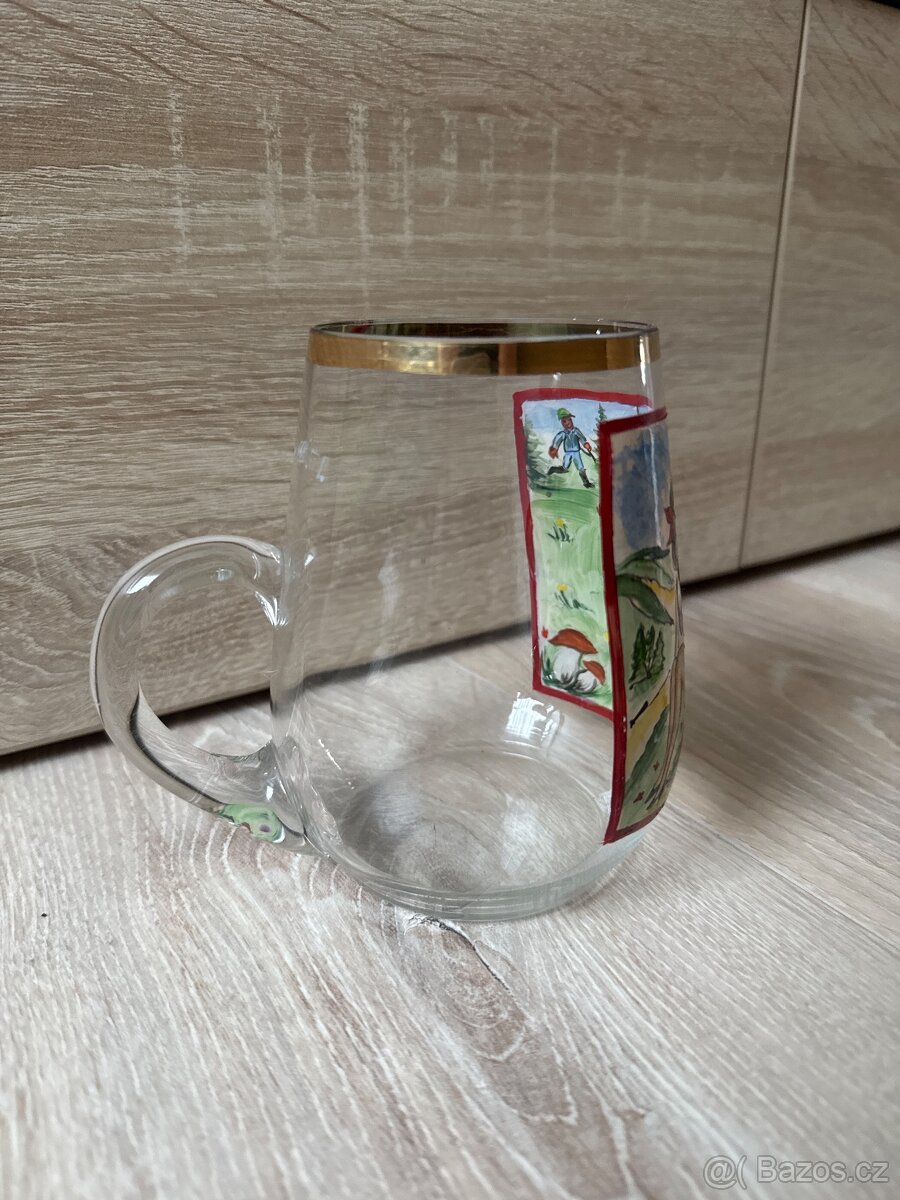 Starý půllitr erotický motiv - 2