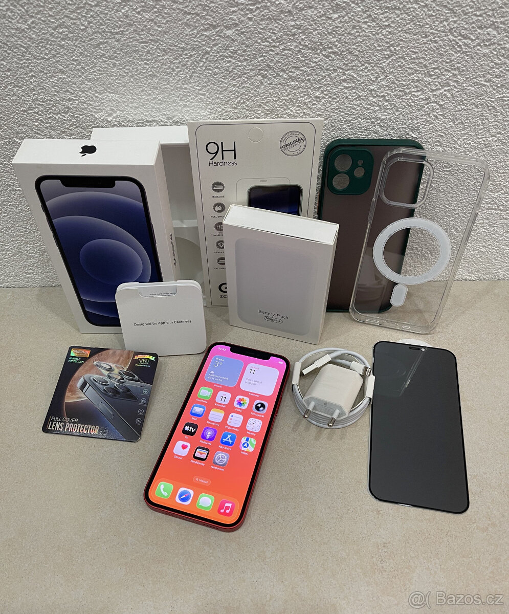 🍏 Apple iPhone 12 128GB - Red (12m. ZÁRUKA) + MEGA DÁRKY - 2