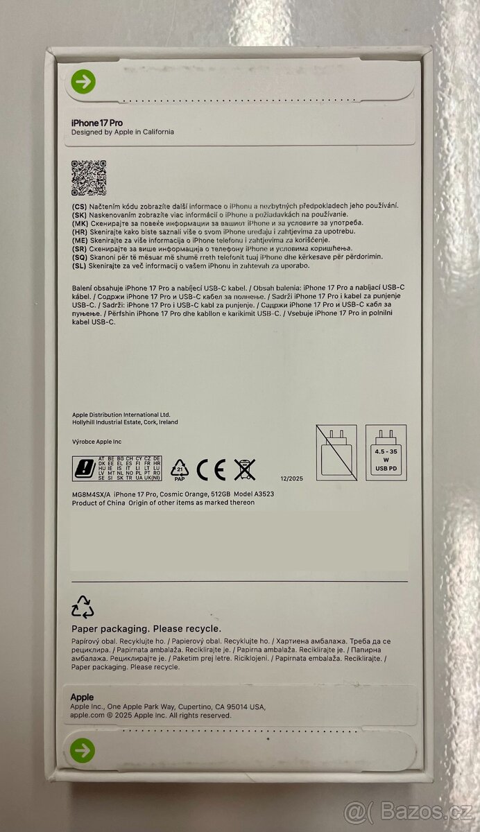 iPhone 17 Pro 512 GB / oranžový - 2