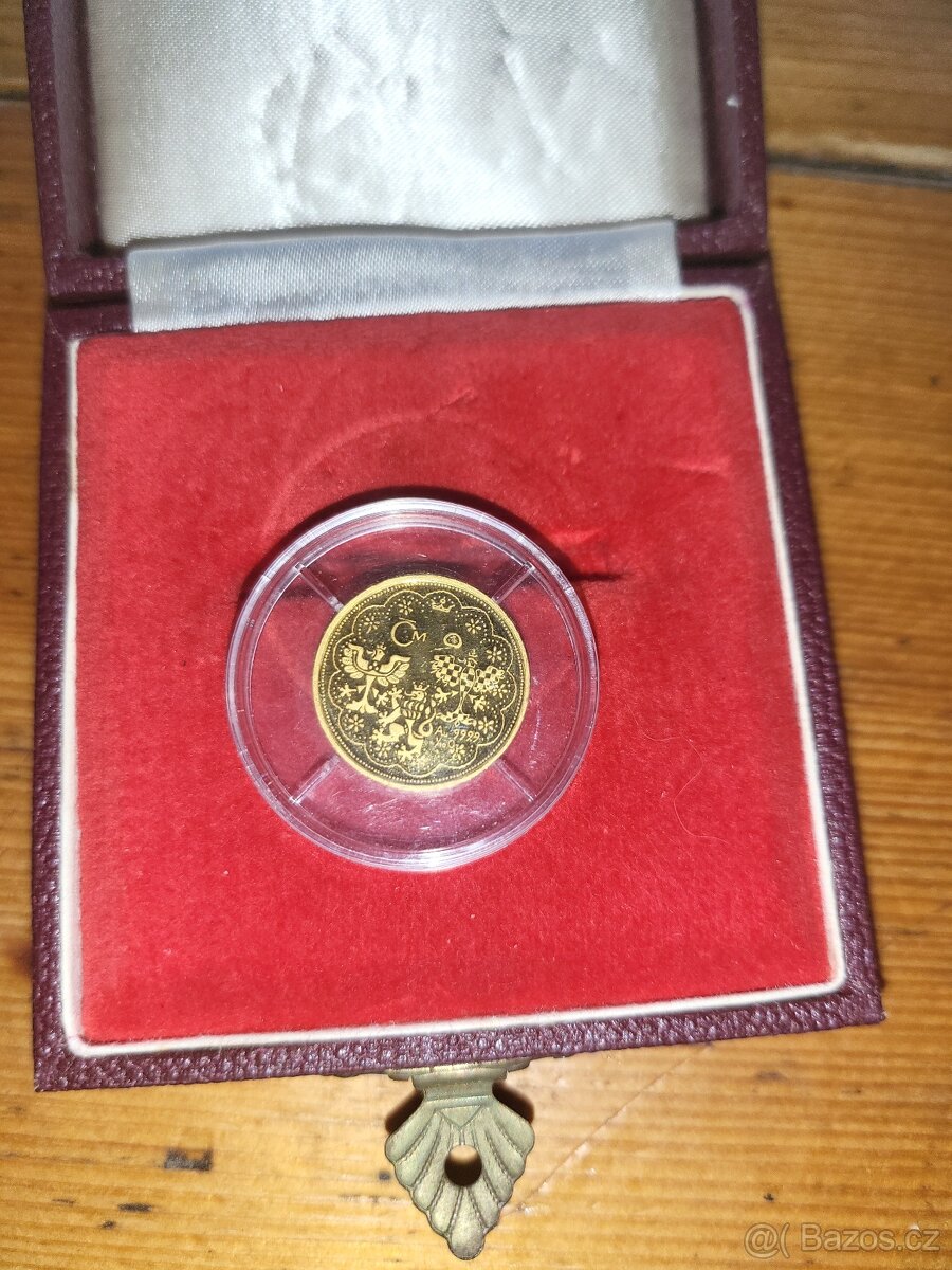 Zlatý dukát s certifikáttem - 2