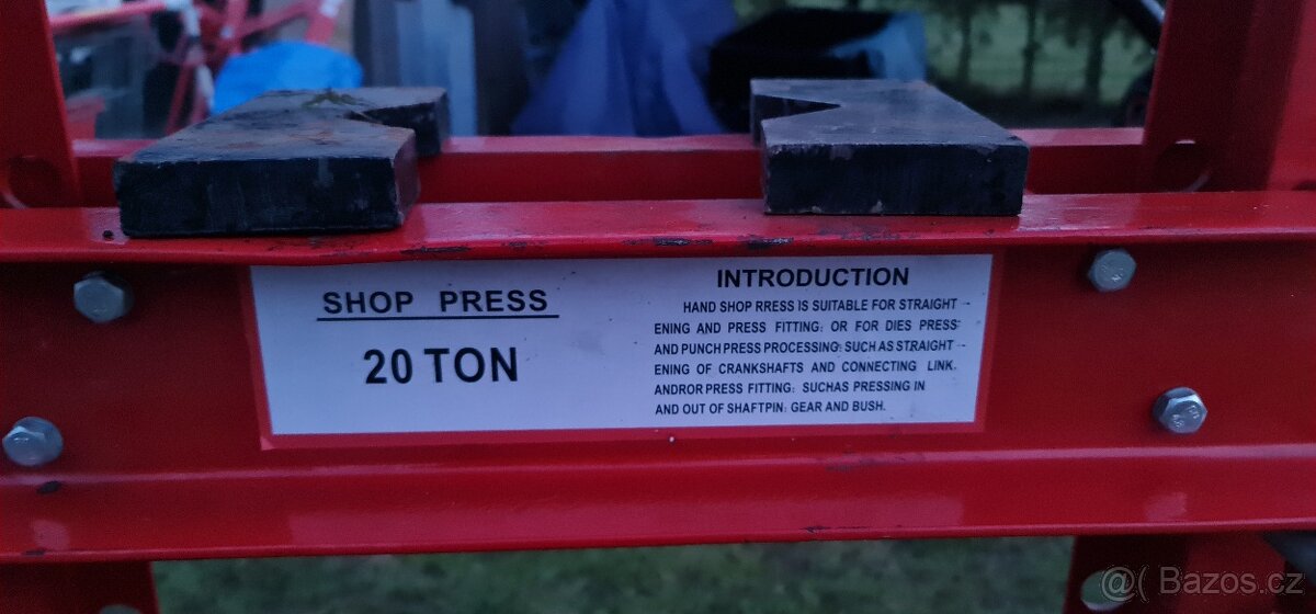 Hydraulicky lis 20 tun - 2