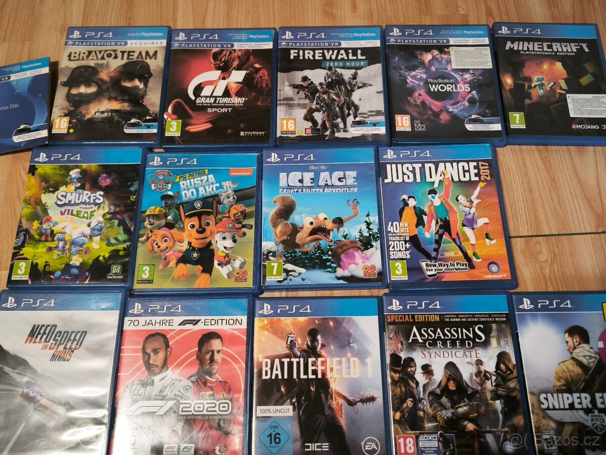 PlayStation 4 1TR VR+ hry - 2