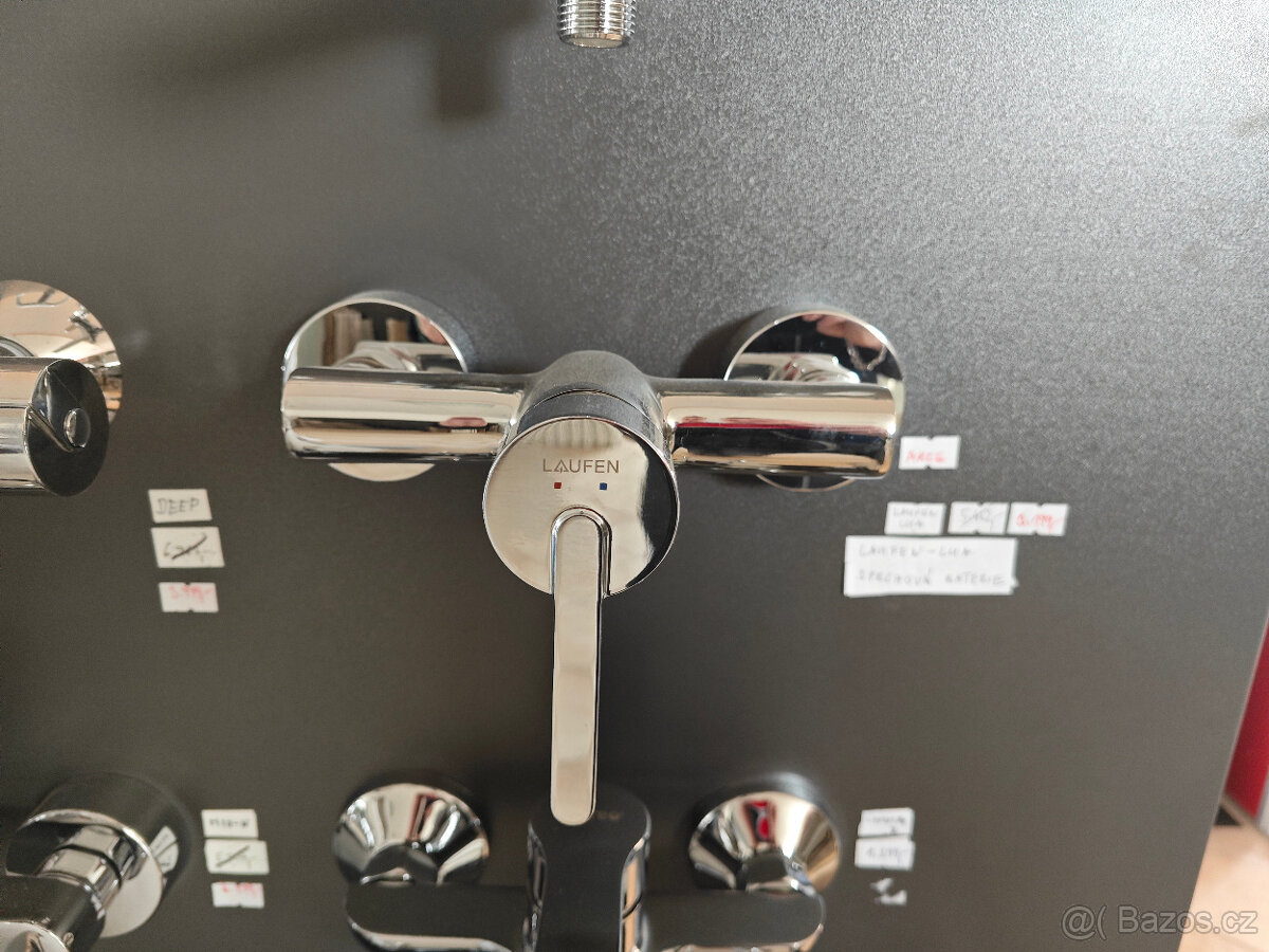 Laufen - LUA sprchová nástěnná baterie, chrom rozteč 150mm - 2