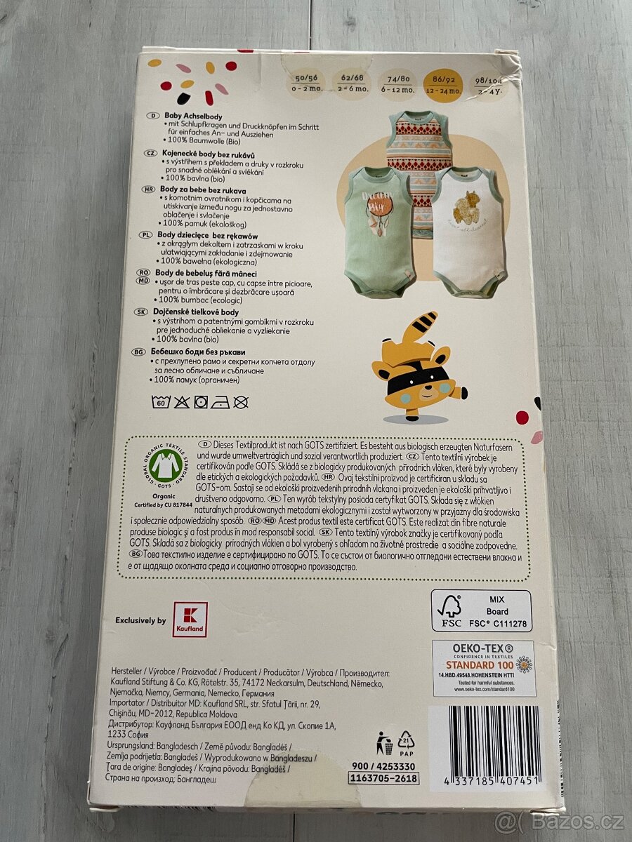 Body vel. 86/92 - 2